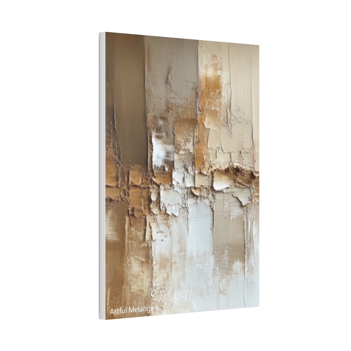 Acrylic Abstract Canvas Print - Richly Textured Artistry