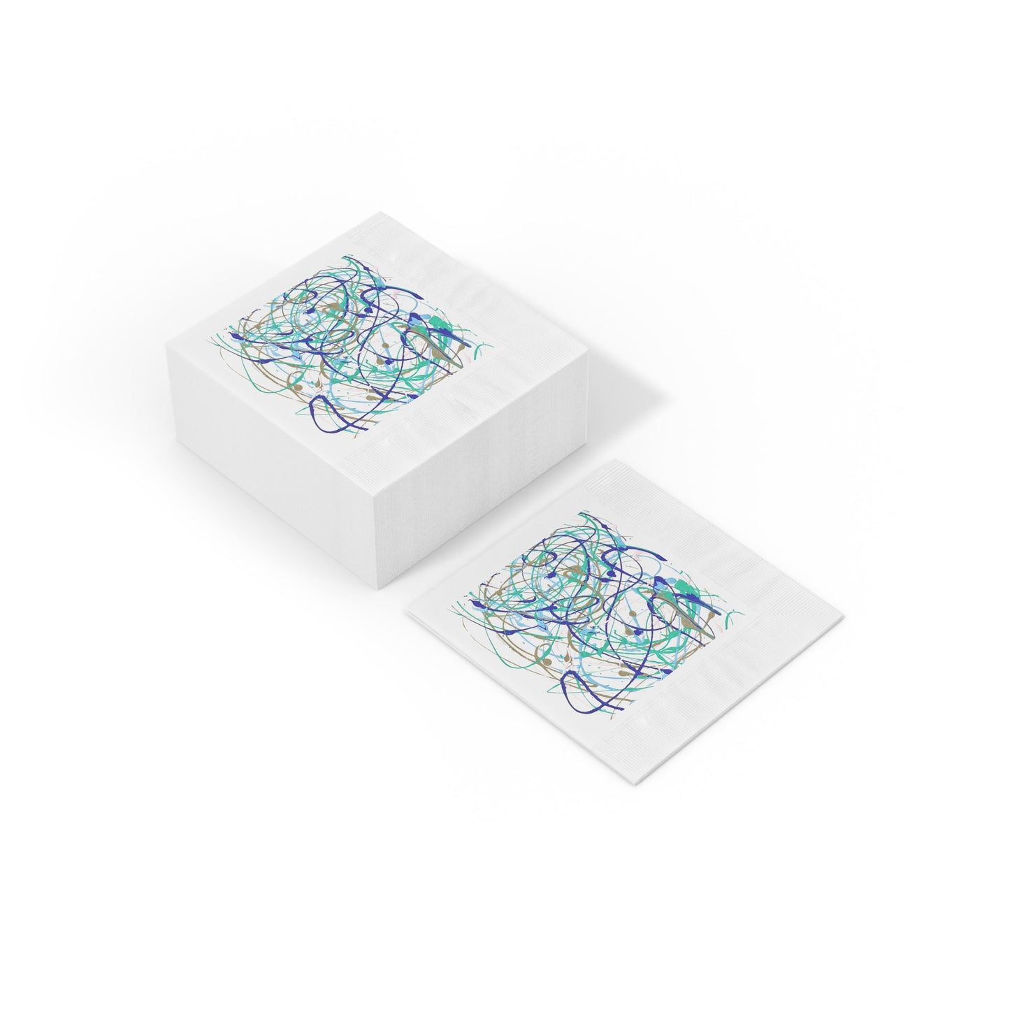 ChromaBlend™ Artistry Abstract Art Napkins”