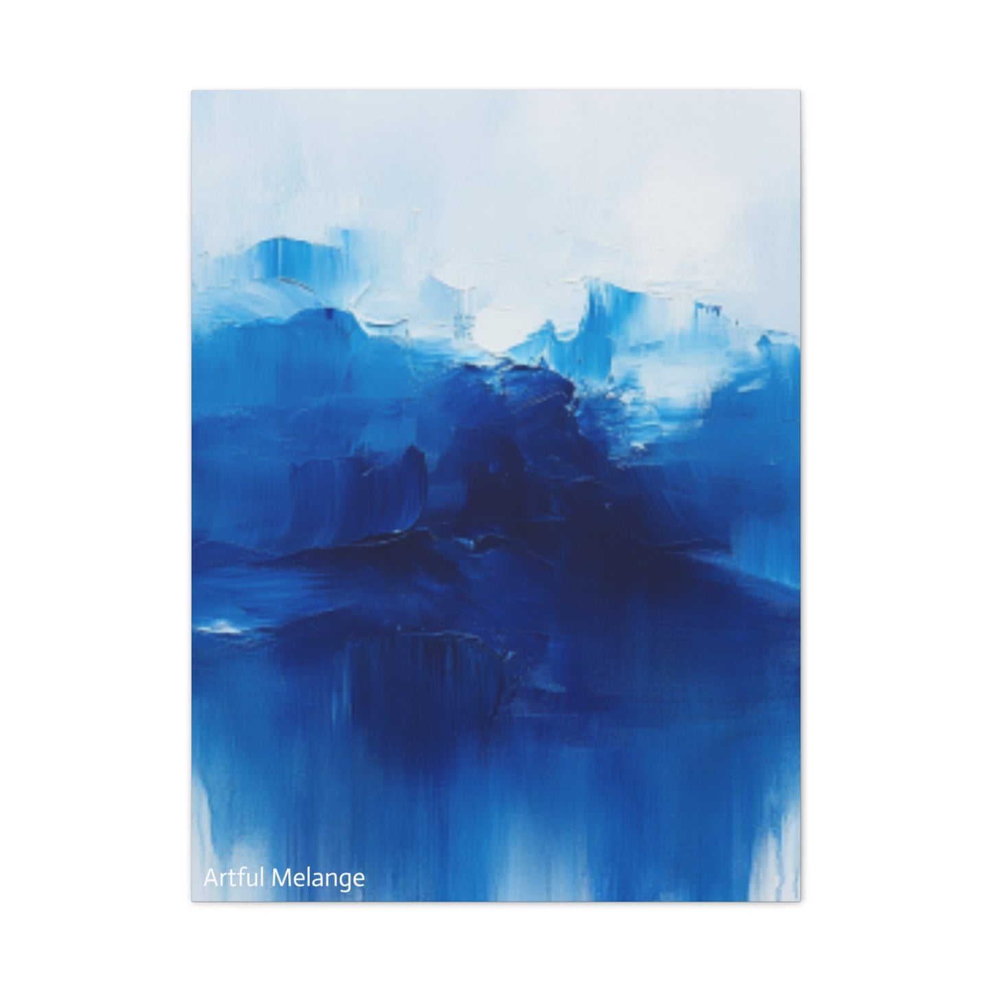 Acrylic Abstract Canvas Print - Richly Textured Artistry