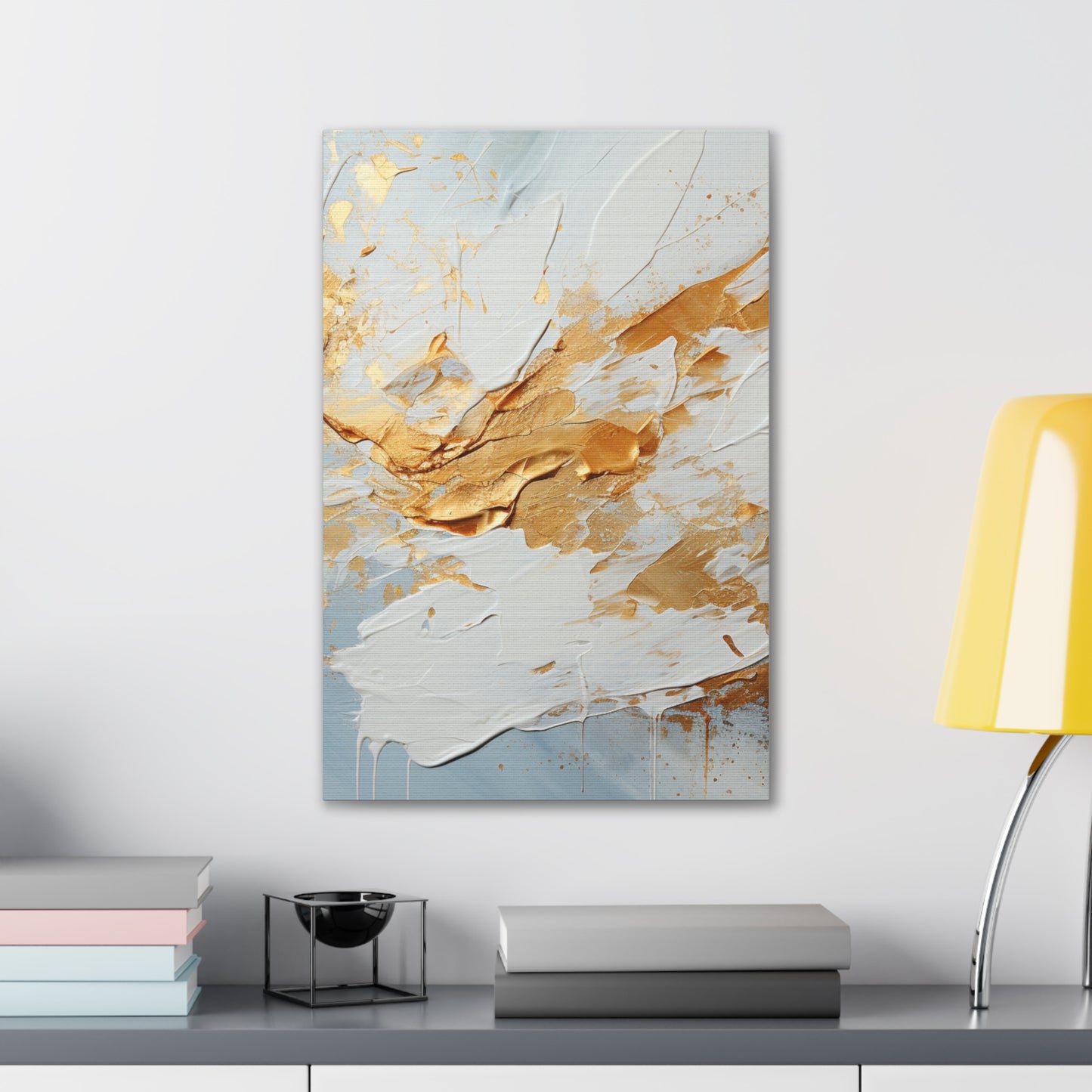 Acrylic Abstract Canvas Print - Richly Textured Artistry