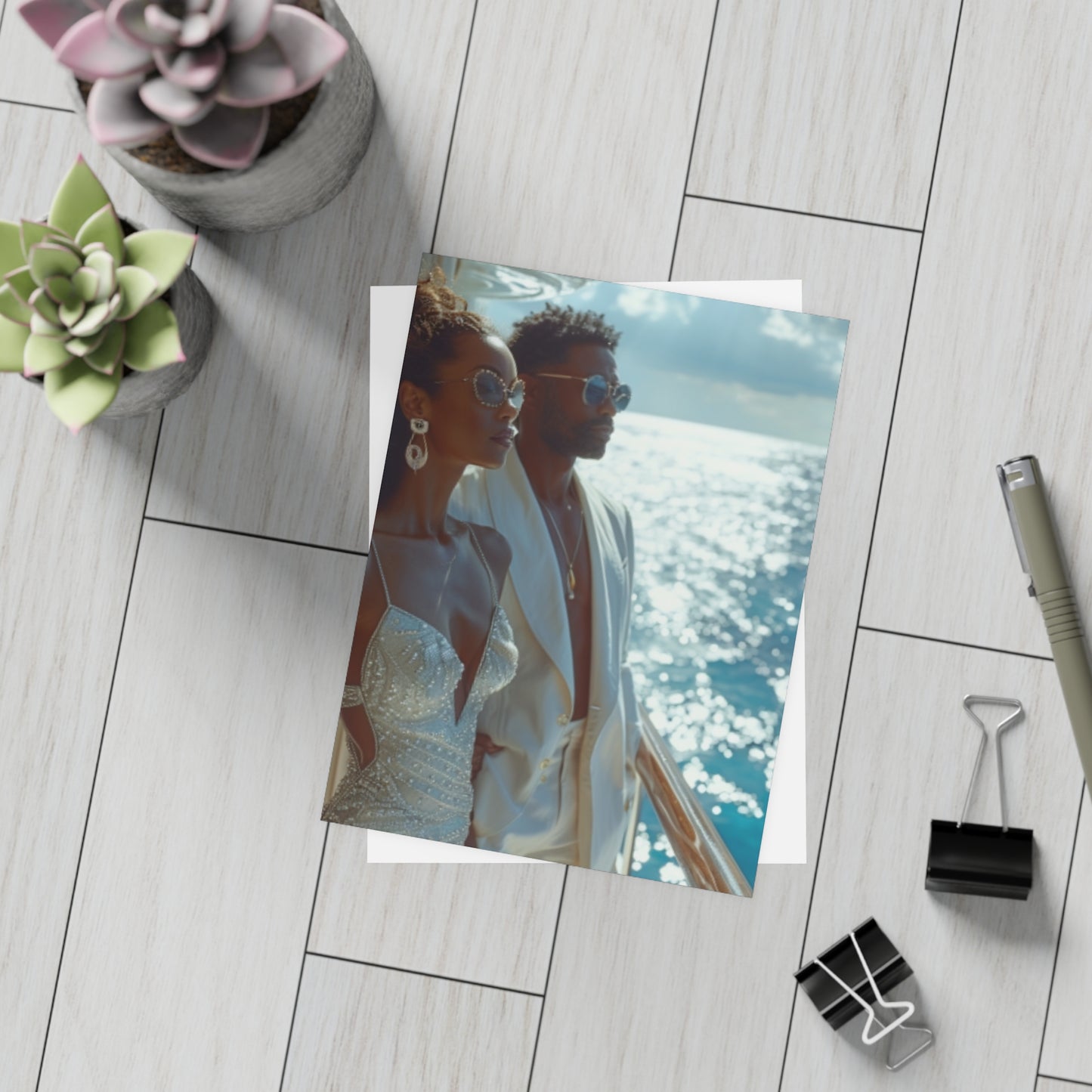 Sail & Celebrate: A Day of Elegance Yacht/Boat Party Invitation Bundles (envelopes included)