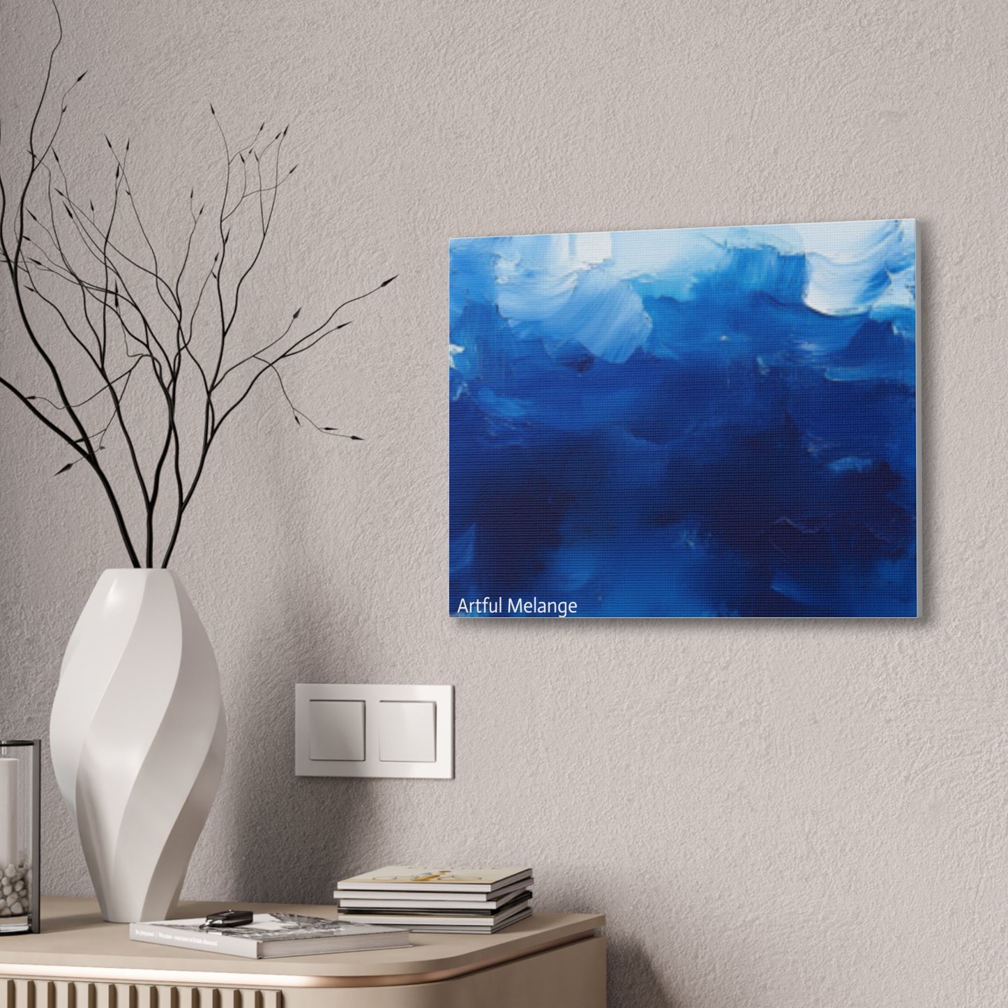 Acrylic Abstract Canvas Print - Richly Textured Artistry