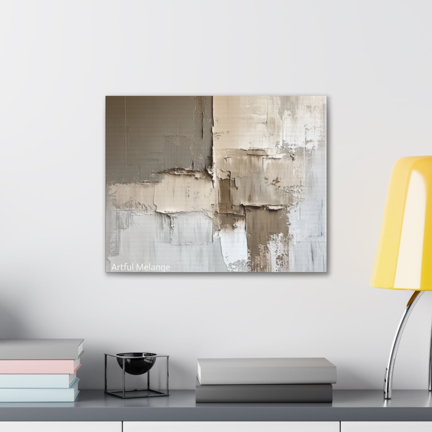 Acrylic Abstract Canvas Print - Richly Textured Artistry