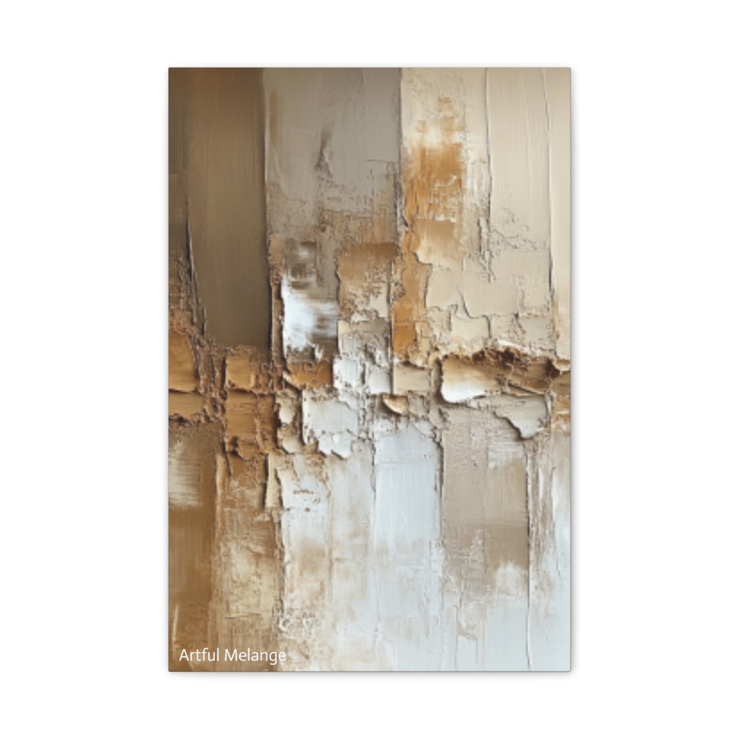 Acrylic Abstract Canvas Print - Richly Textured Artistry