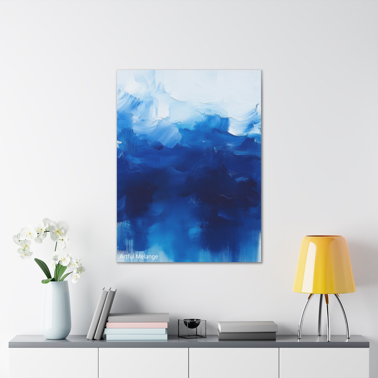 Acrylic Abstract Canvas Print - Richly Textured Artistry
