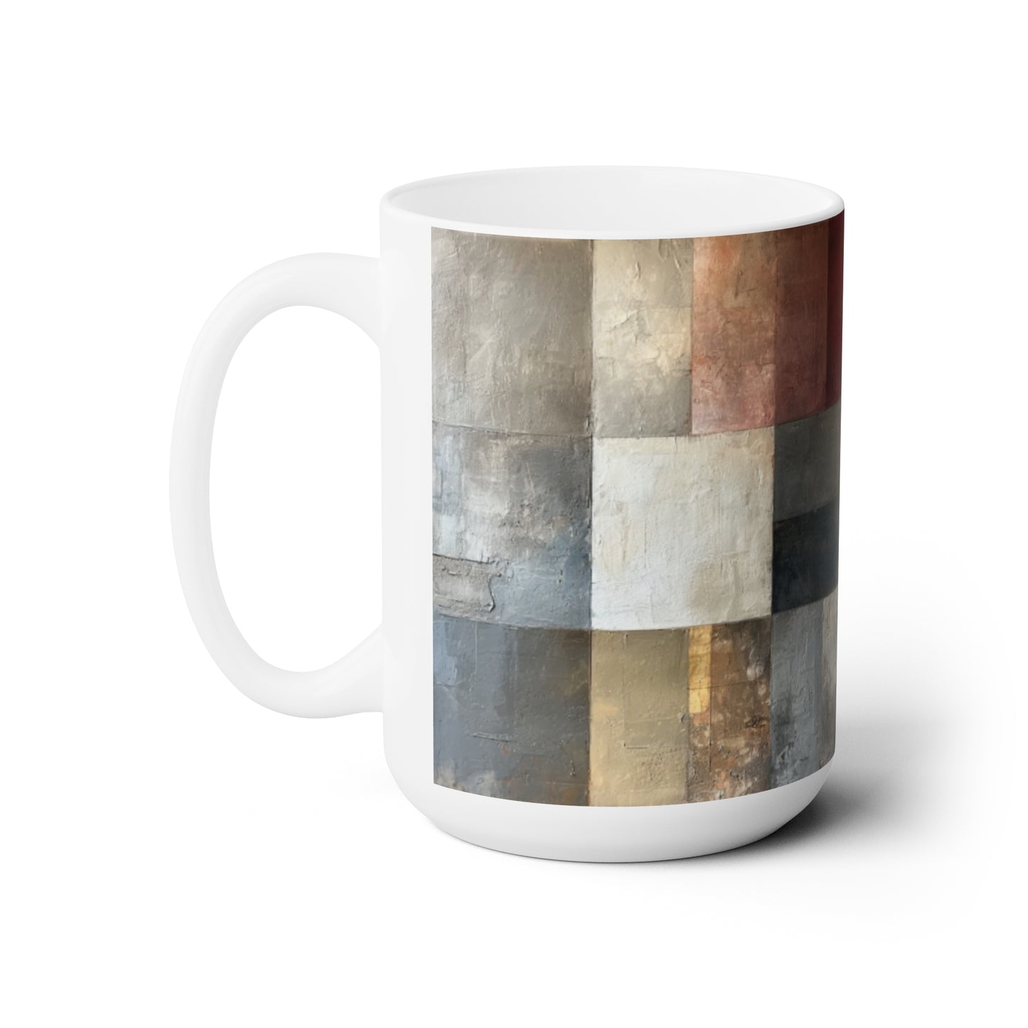 Artsy Abstract Ceramic Mug 15oz