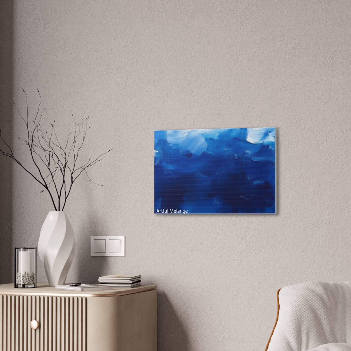 Acrylic Abstract Canvas Print - Richly Textured Artistry
