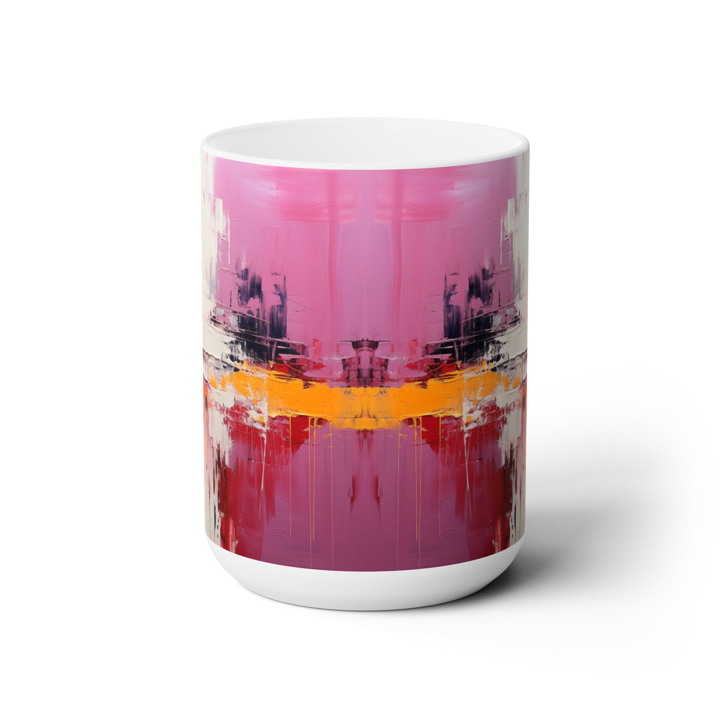 Artsy Abstract Ceramic Mug 15oz