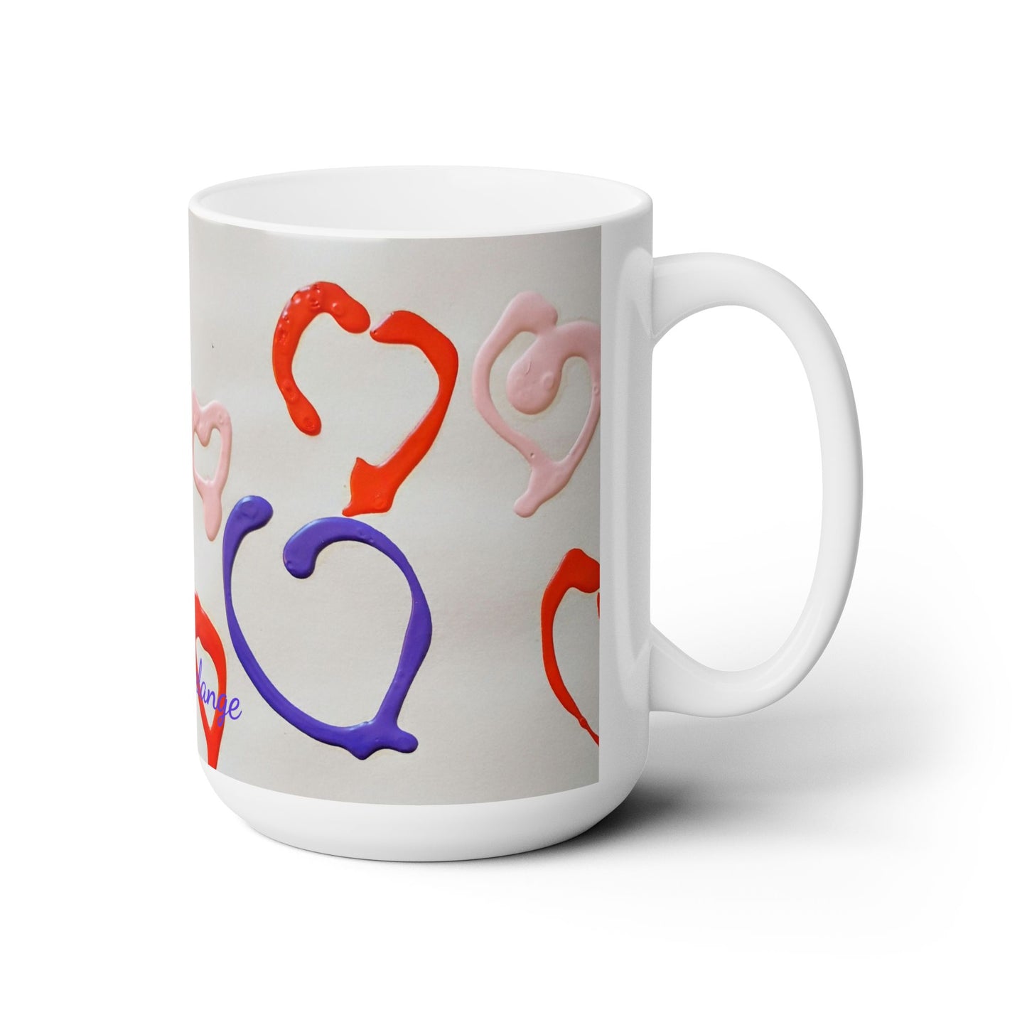 Artsy Abstract Ceramic Mug 15oz