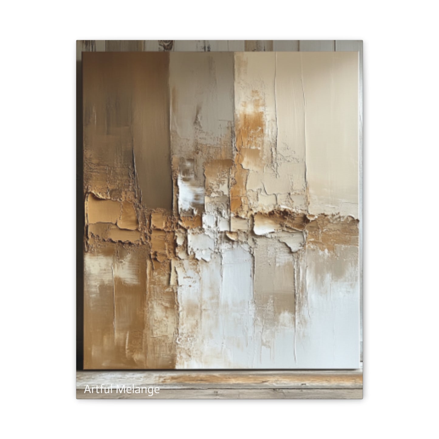 Acrylic Abstract Canvas Print - Richly Textured Artistry