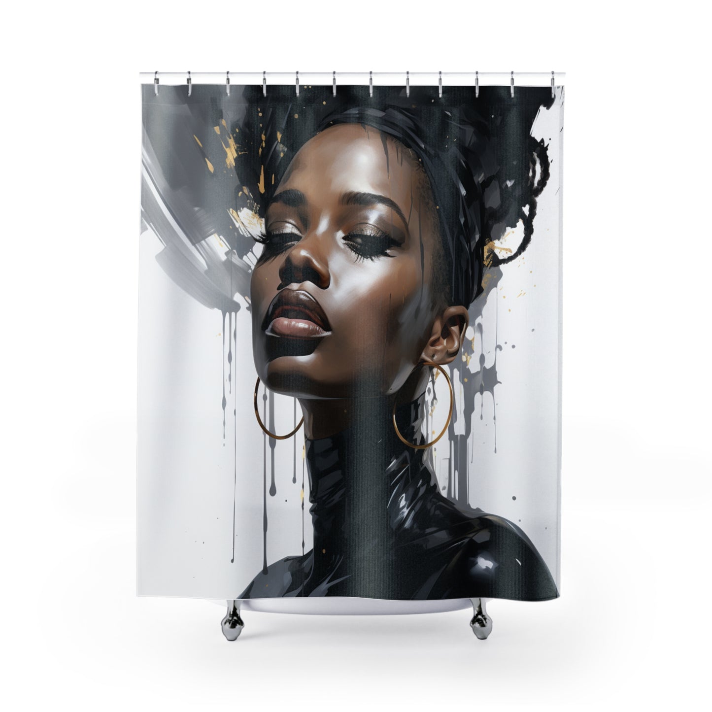 HeritageTapestry Afro Centric Shower Curtain