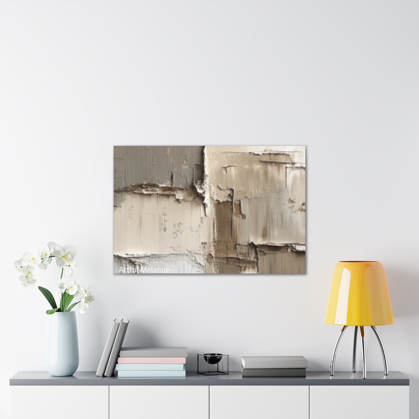 Acrylic Abstract Canvas Print - Richly Textured Artistry