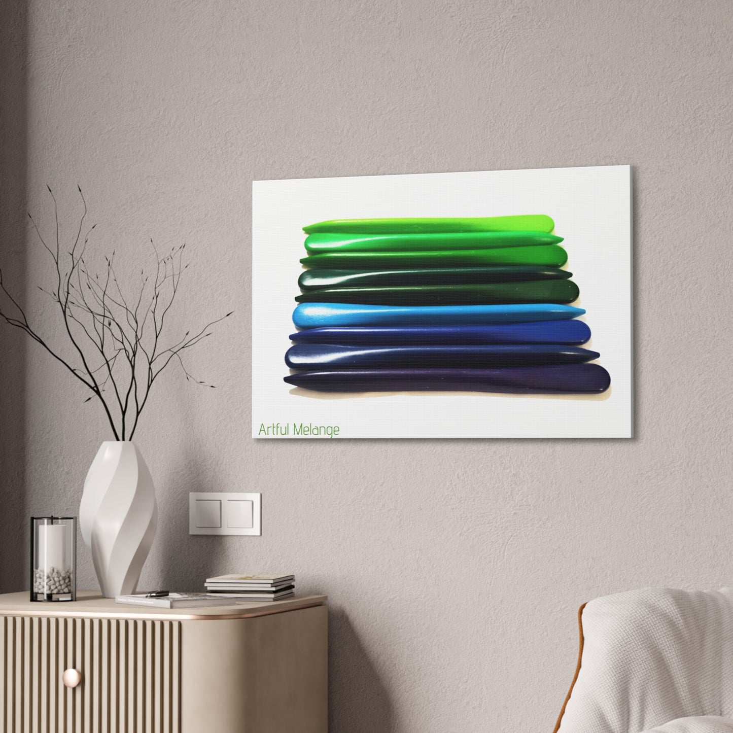 Spectrum Stacks: A Colorful Daydream in Posters and Canvas Prints
