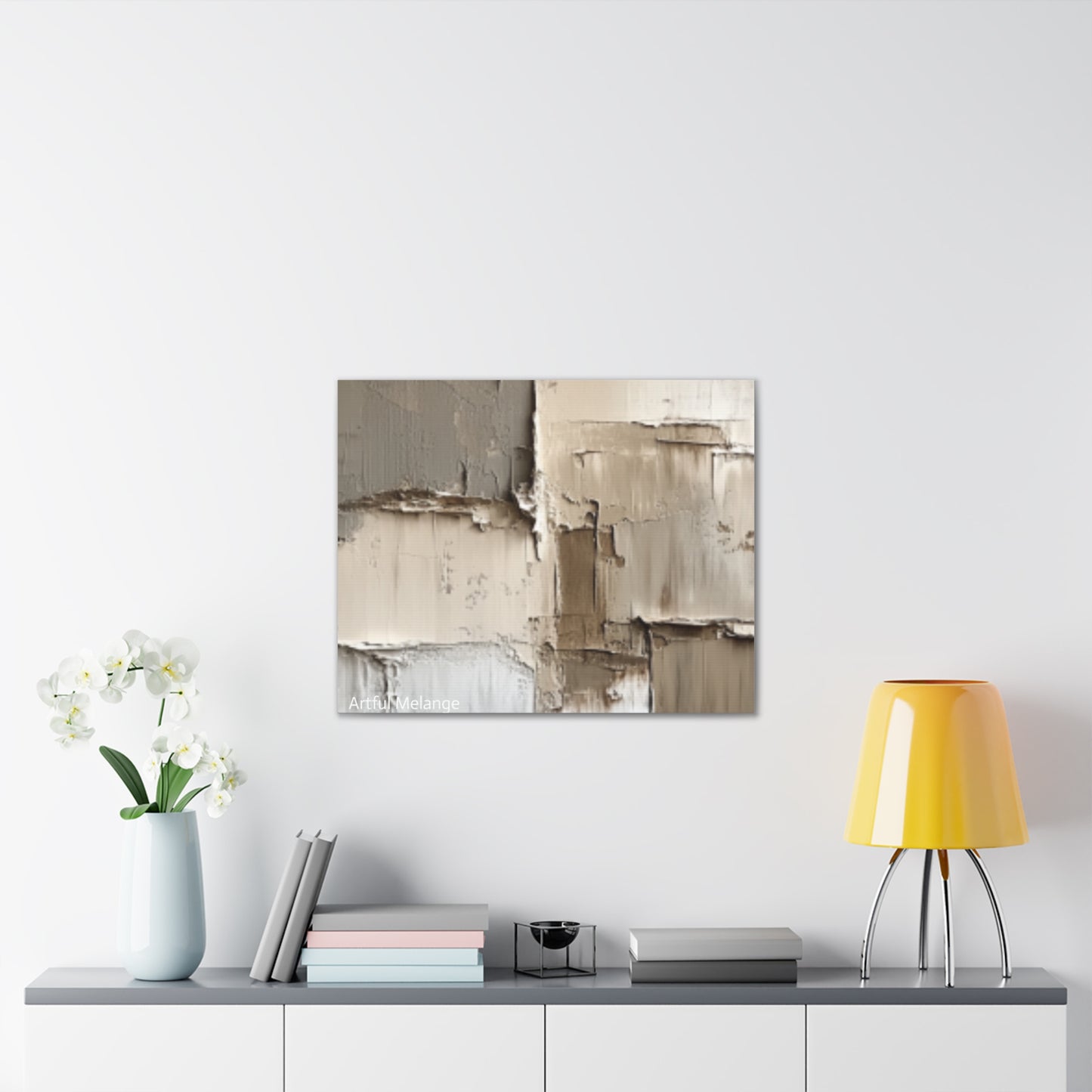 Acrylic Abstract Canvas Print - Richly Textured Artistry