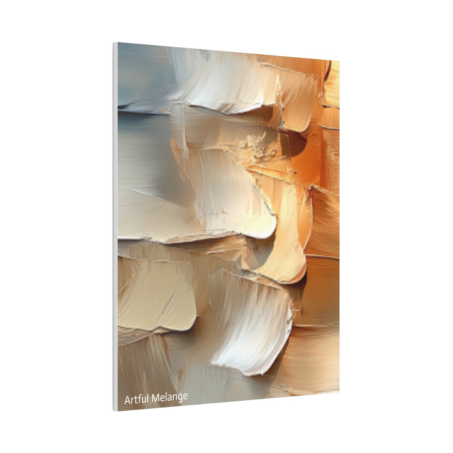 Acrylic Abstract Canvas Print - Richly Textured Artistry