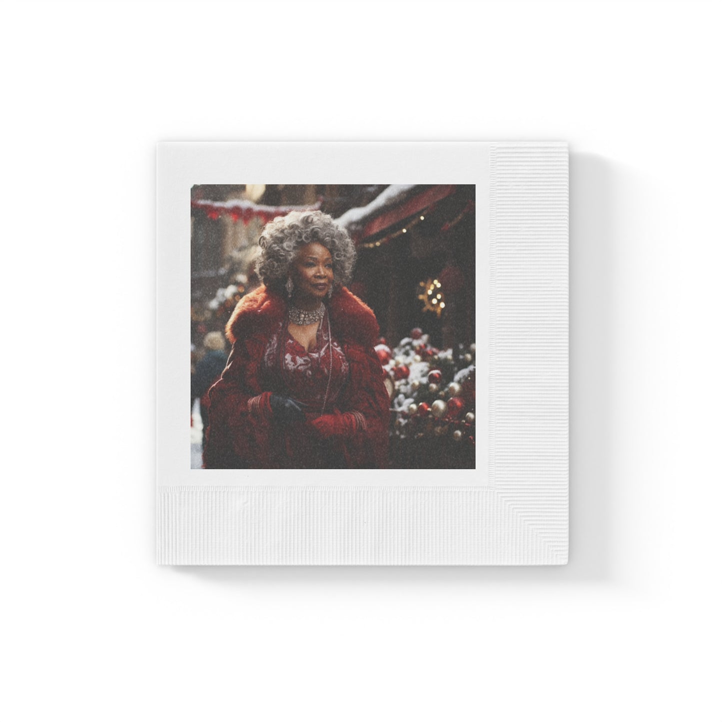Regal Queen Claus Napkin Set 7