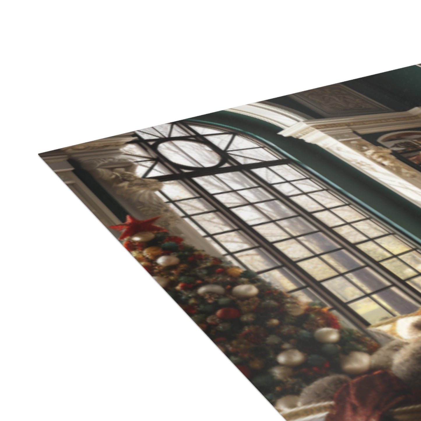 Regal Radiance: Opulent Christmas Greeting Cards