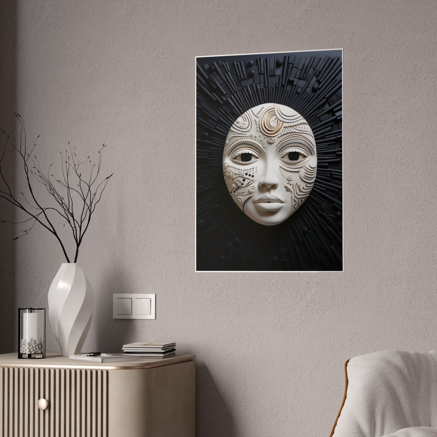 AfroElegance: Empowering Melanated Women Poster