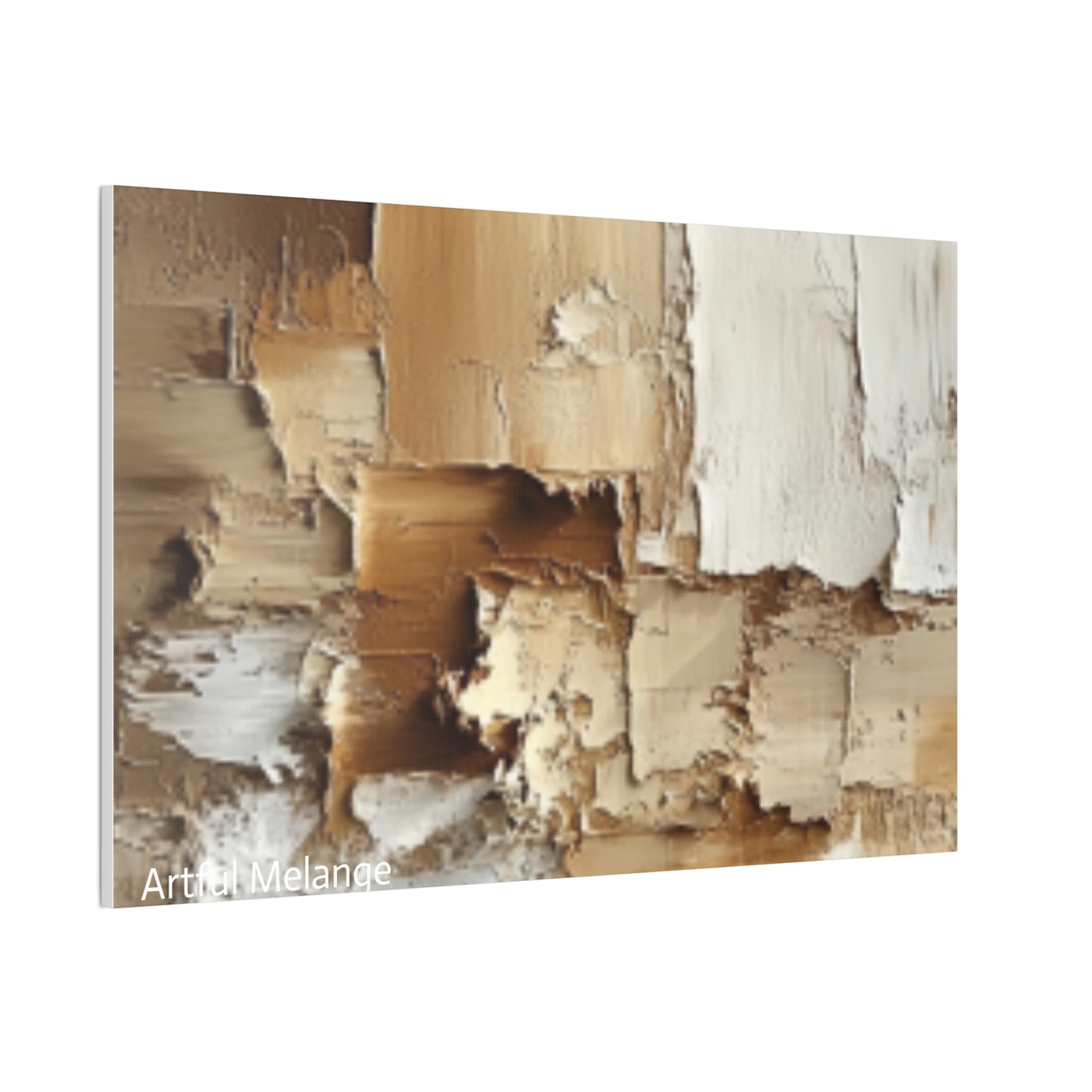 Acrylic Abstract Canvas Print - Richly Textured Artistry