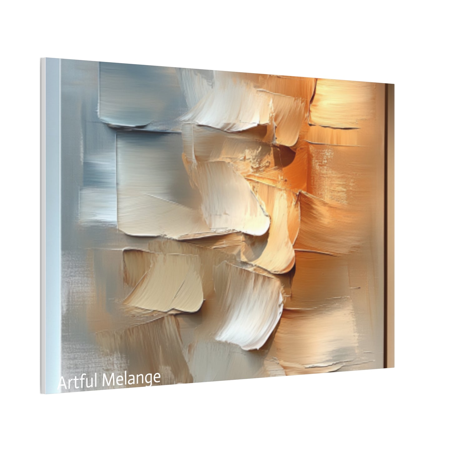 Acrylic Abstract Canvas Print - Richly Textured Artistry