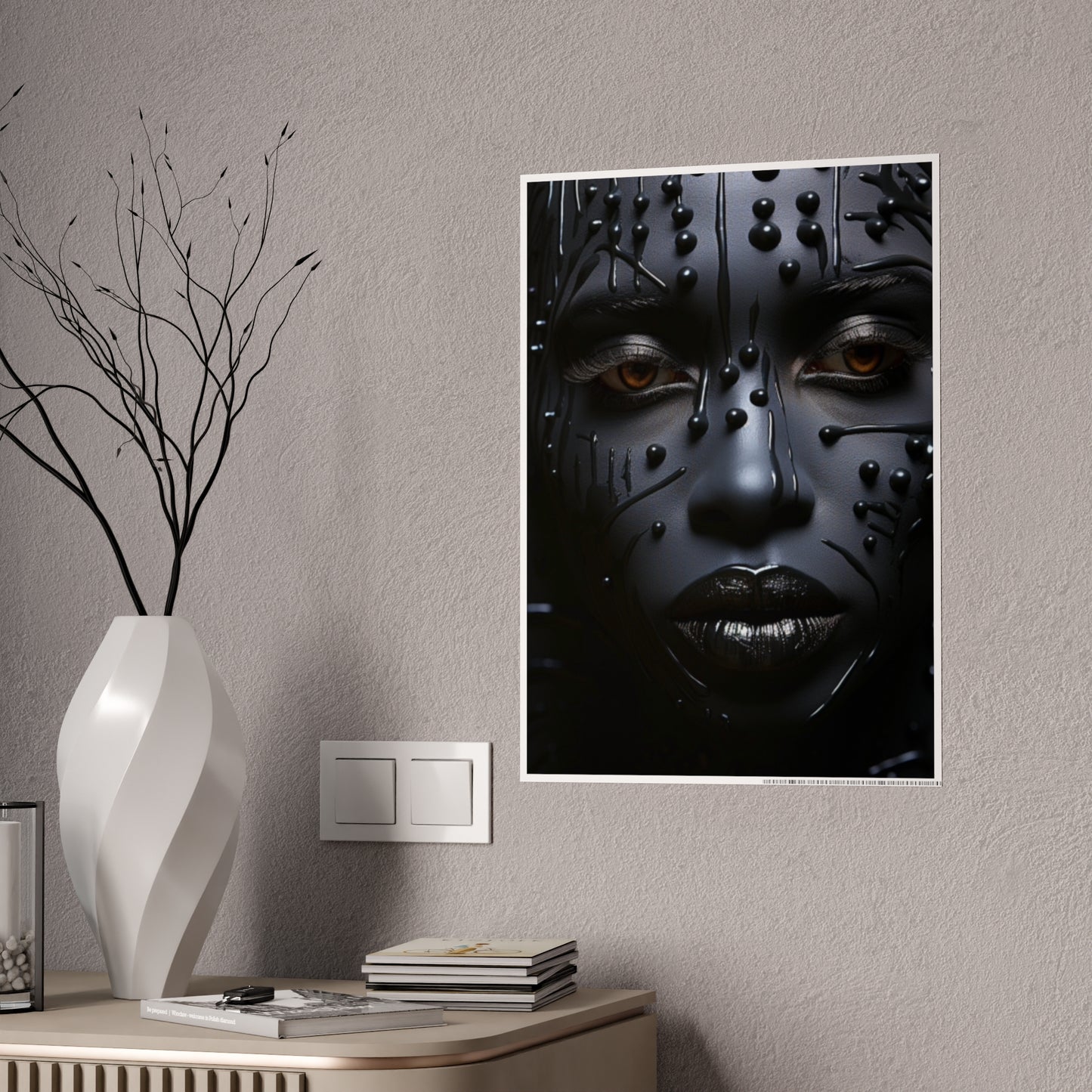 AfroElegance: Empowering Melanated Women Poster