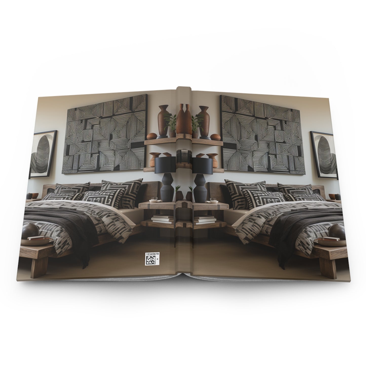 Essence of African Mud Cloth Hardcover Journal