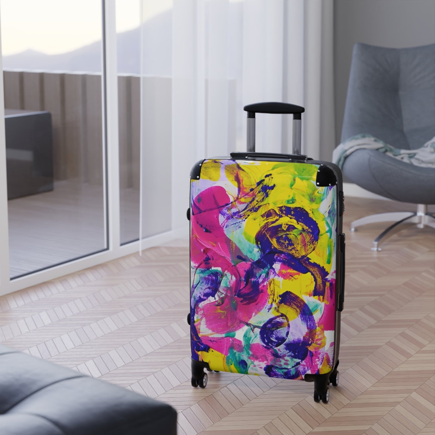 Melanated Jetsetter: Stylish Travel Luggage Pieces