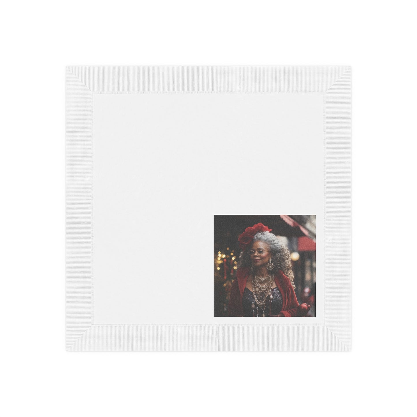 Regal Queen Claus Napkin Set 2