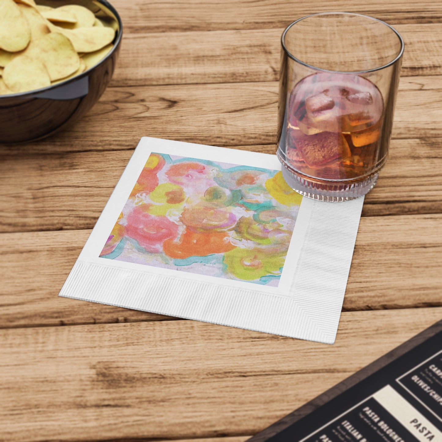 ChromaBlend™ Artistry Abstract Art Napkins”