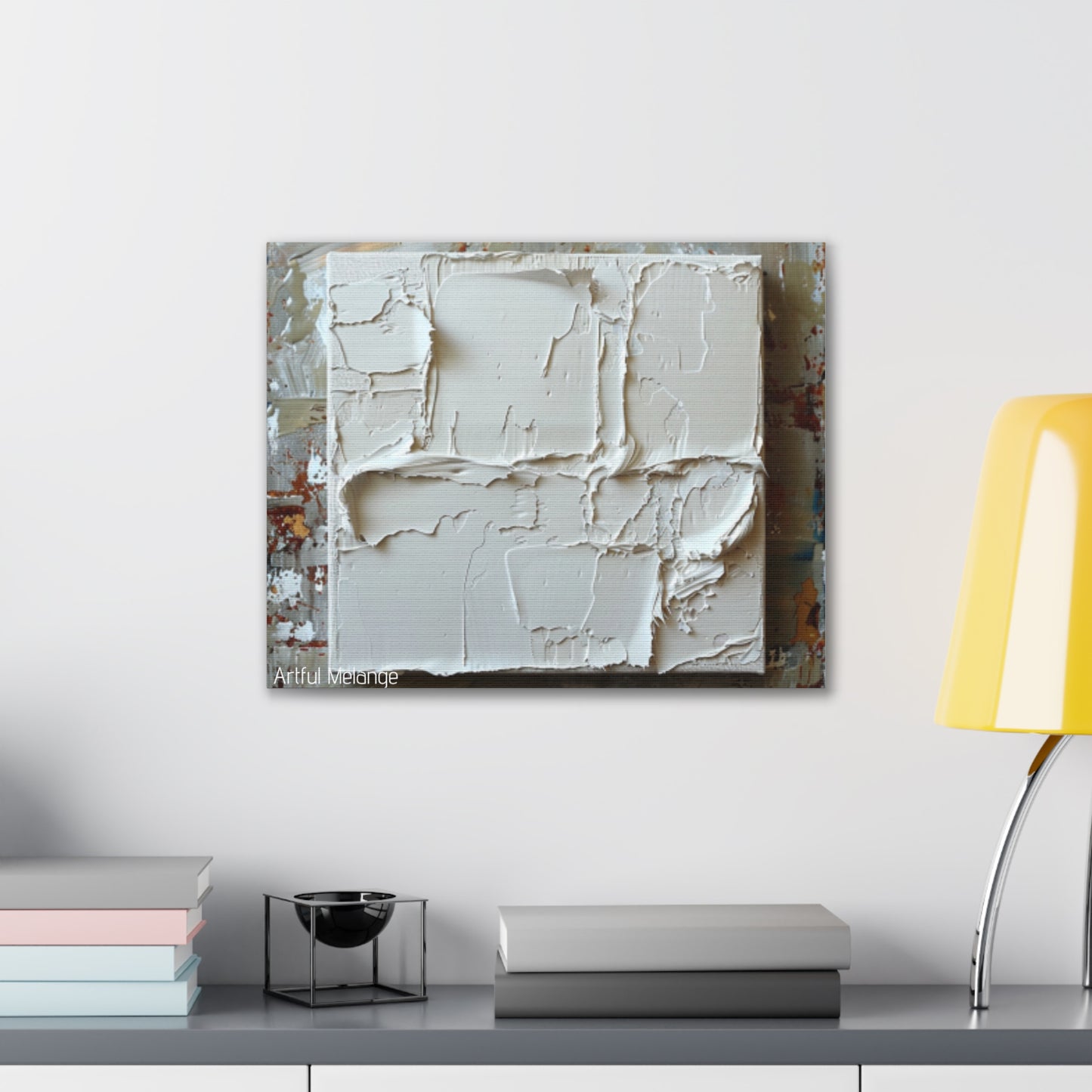 Primary Elegance: A Symphony of Sophistication Canvas Print