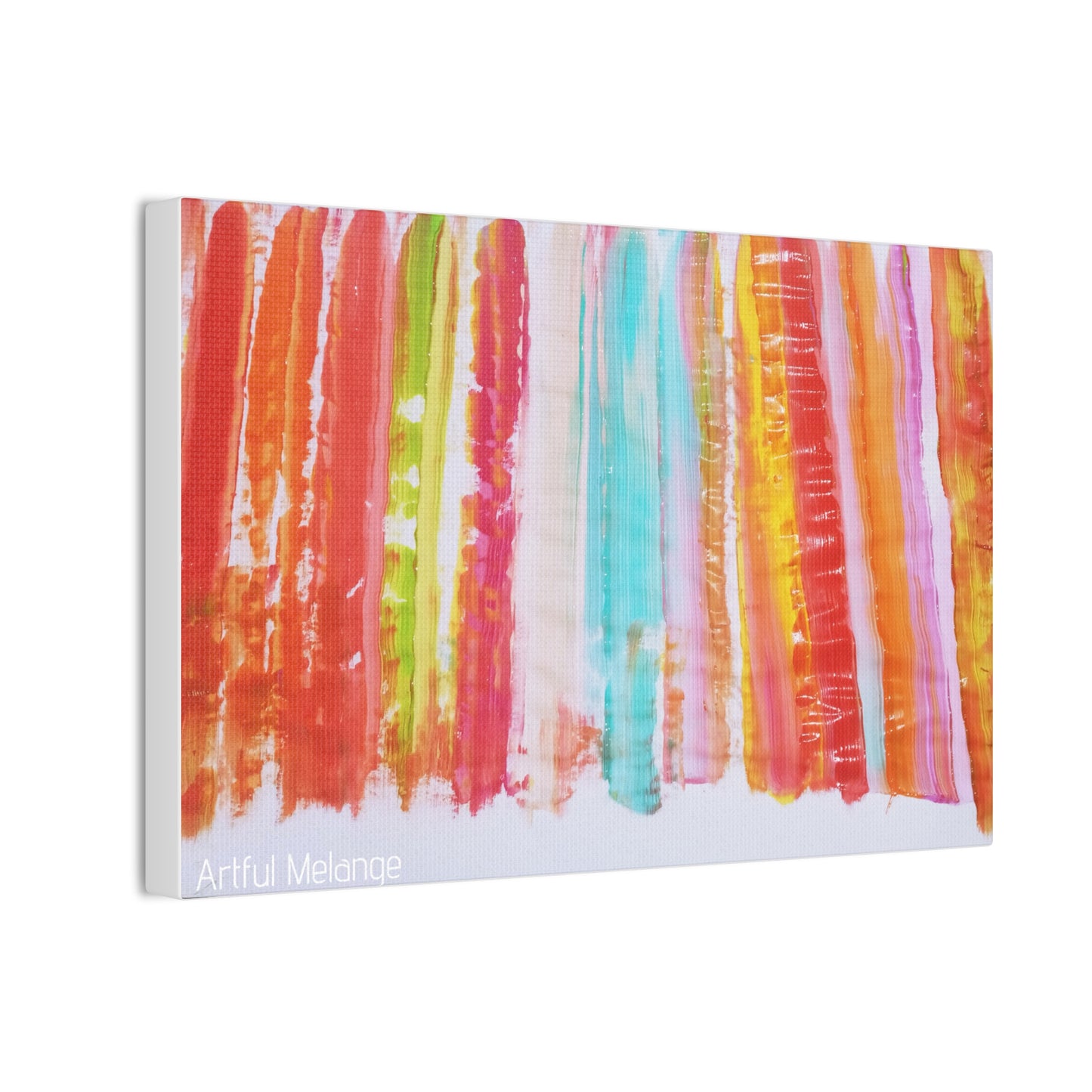 Primary Elegance: A Symphony of Sophistication Canvas Print