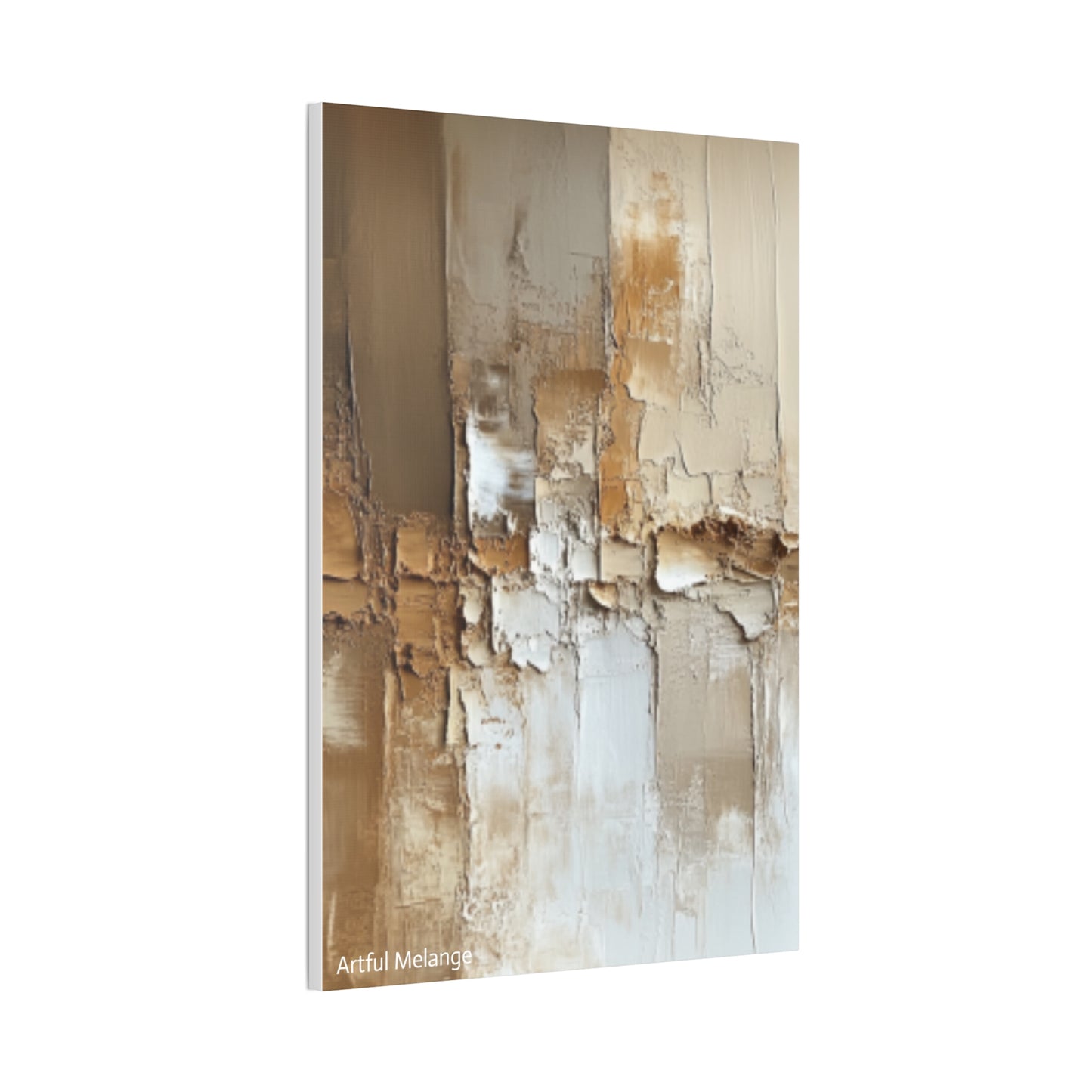 Acrylic Abstract Canvas Print - Richly Textured Artistry