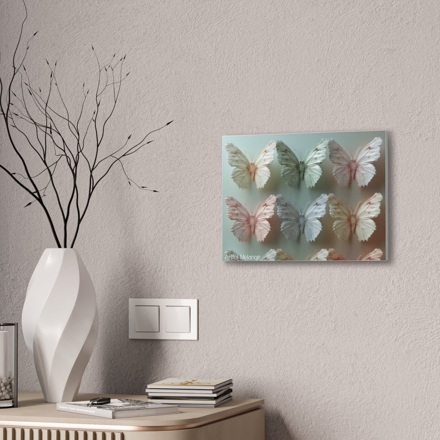 Fluttering Dreams: Butterfly Canvas Print Collection