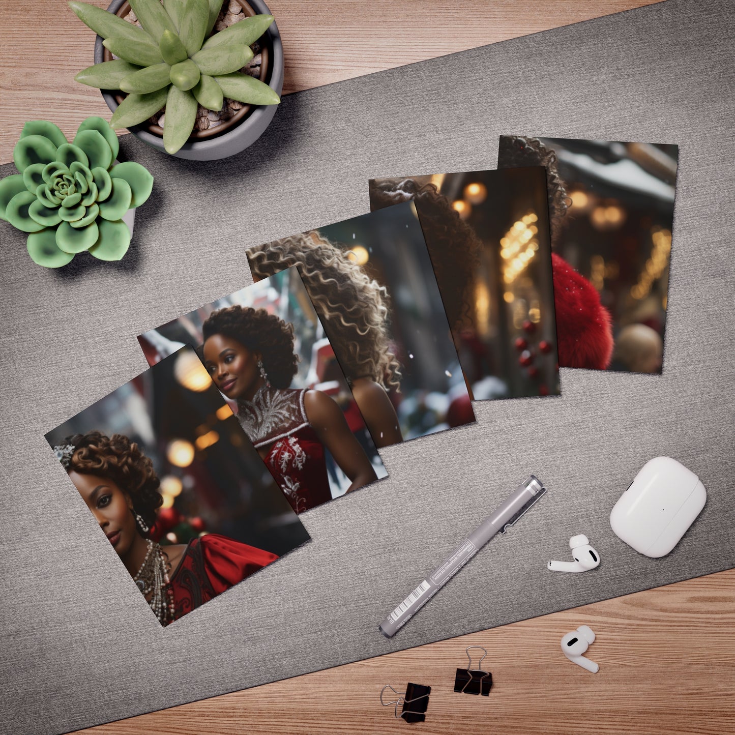 Princess Claus Note Card Set/Variety One (5-Pack)