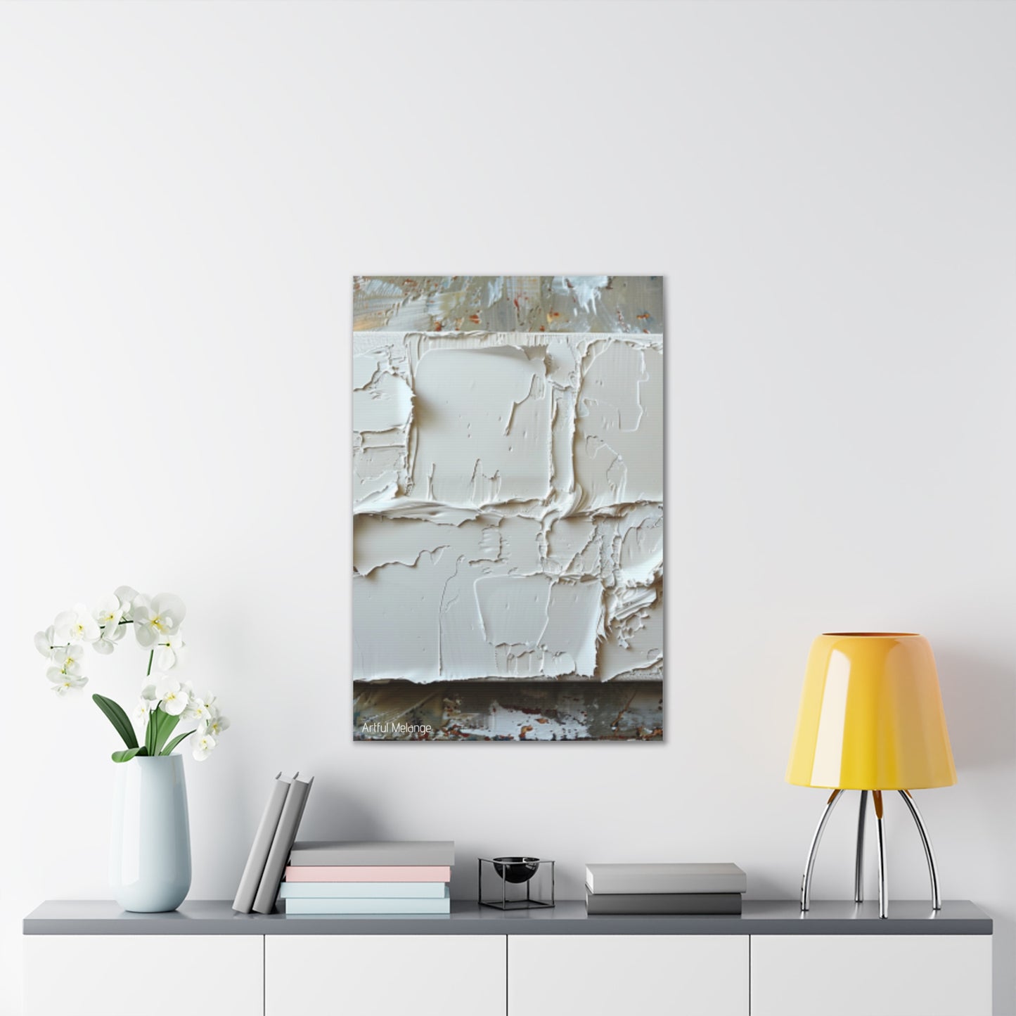 Primary Elegance: A Symphony of Sophistication Canvas Print
