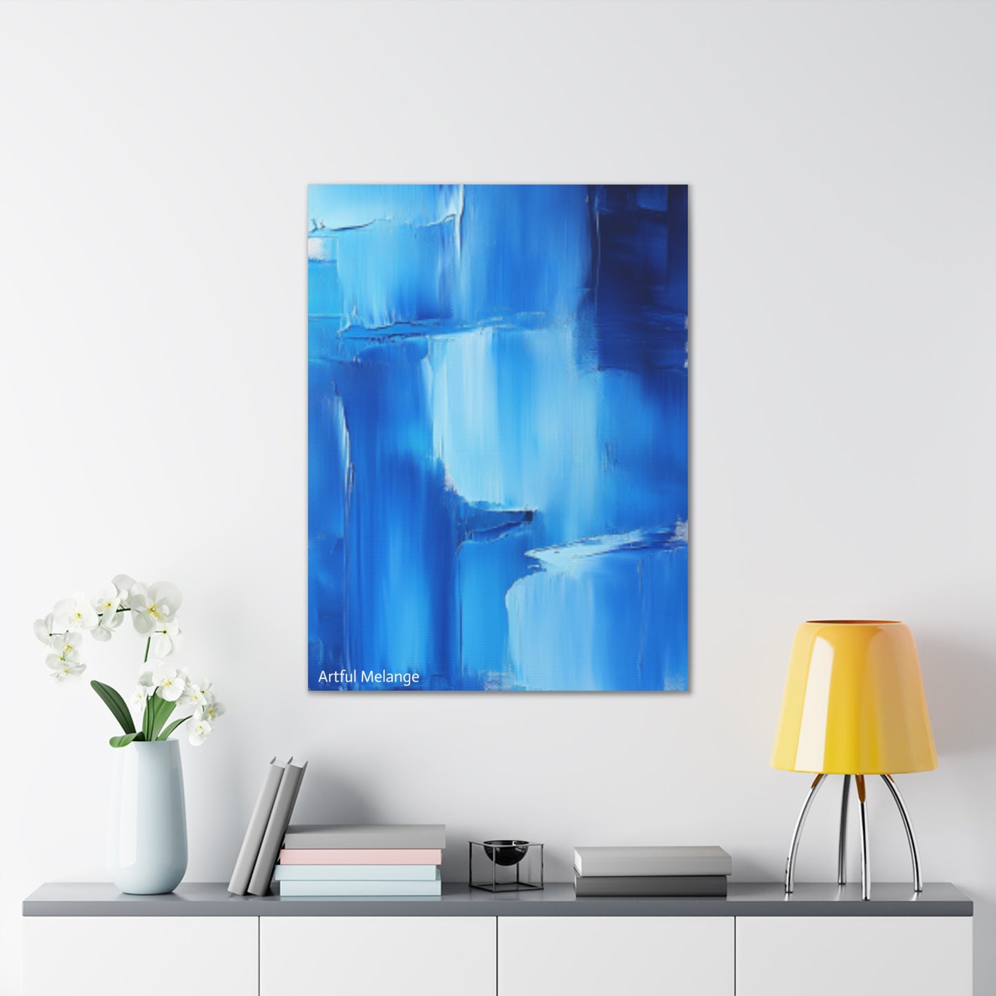 Acrylic Abstract Canvas Print - Richly Textured Artistry