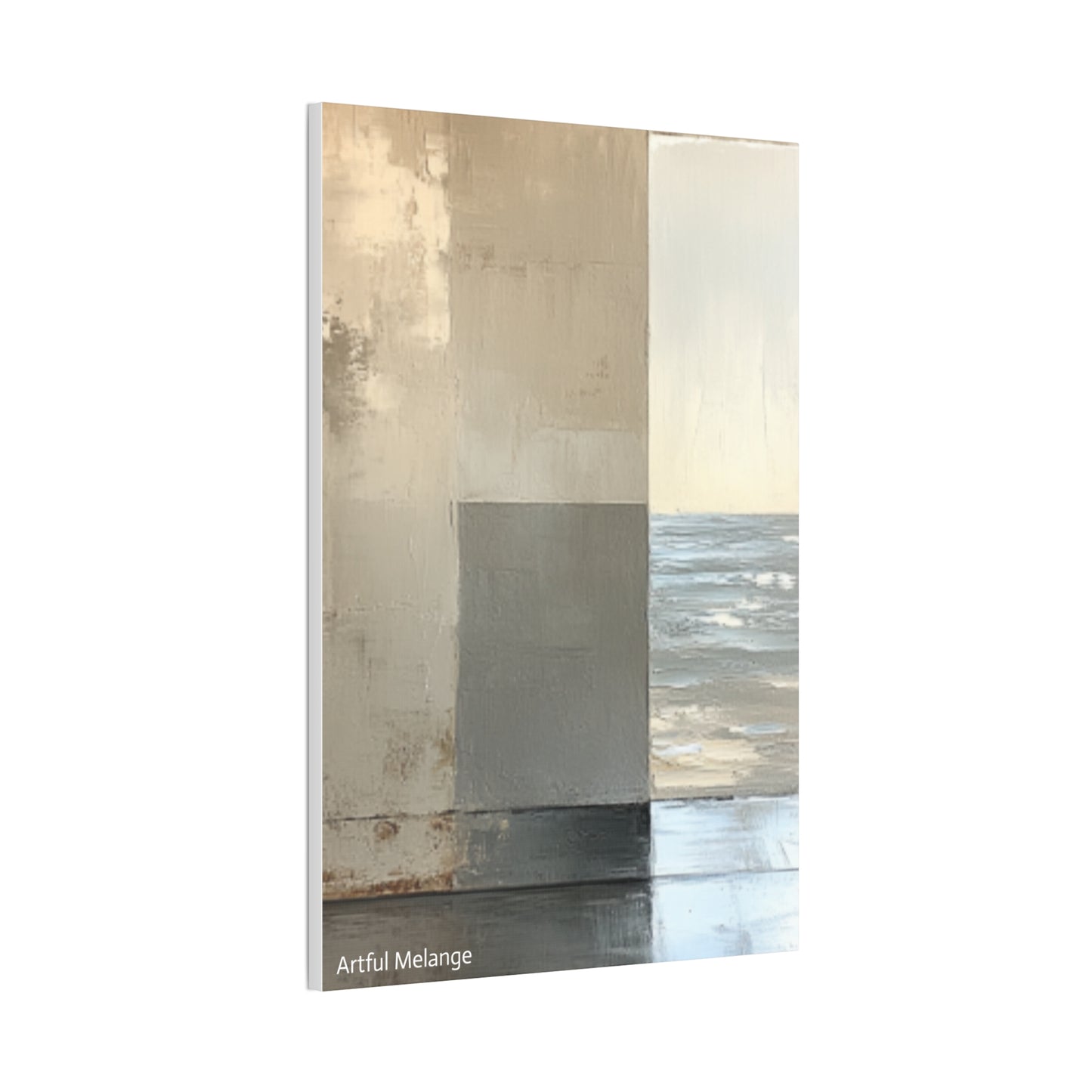 Acrylic Abstract Canvas Print - Richly Textured Artistry