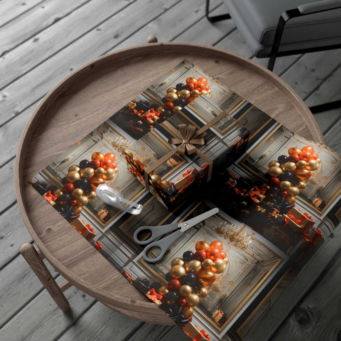 Elegant Gold Holiday Wrapping Paper Collection – Elevate Your Gifts with Sophisticated Style