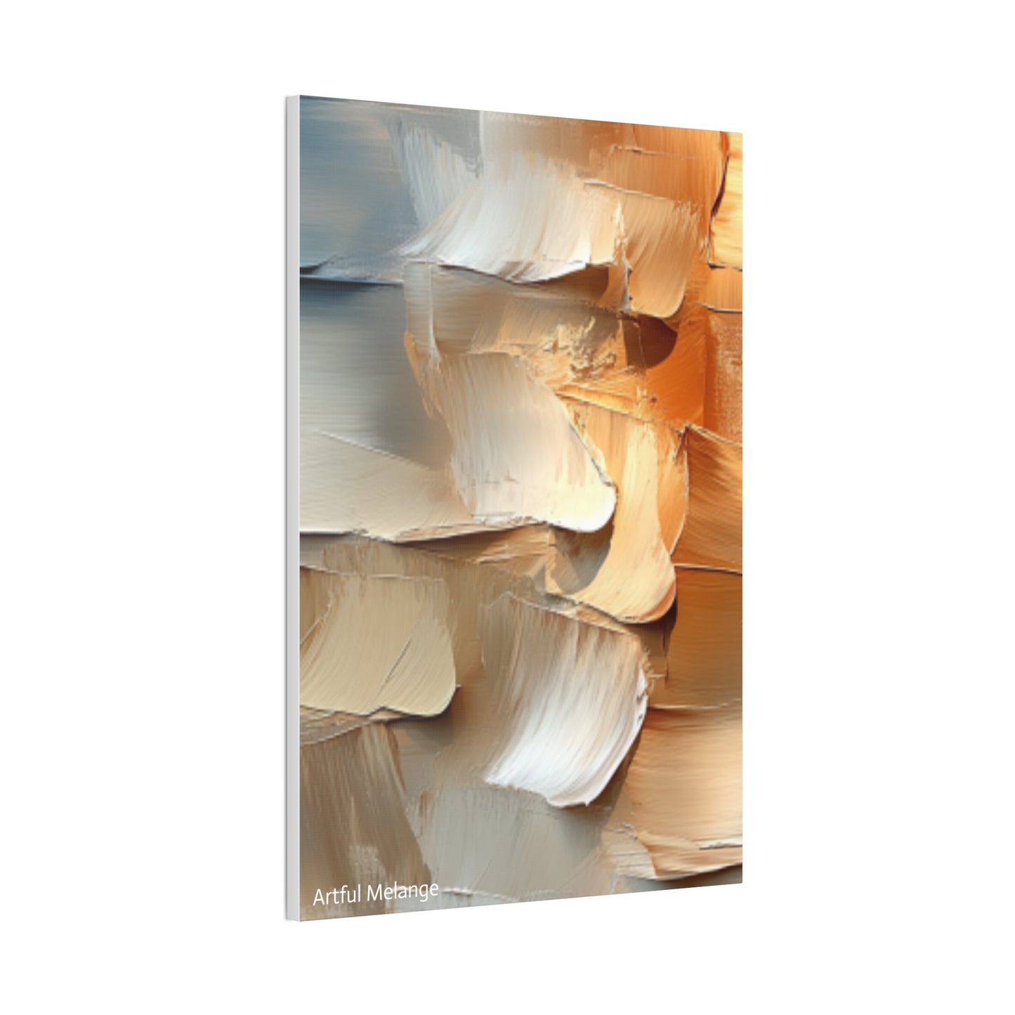 Acrylic Abstract Canvas Print - Richly Textured Artistry