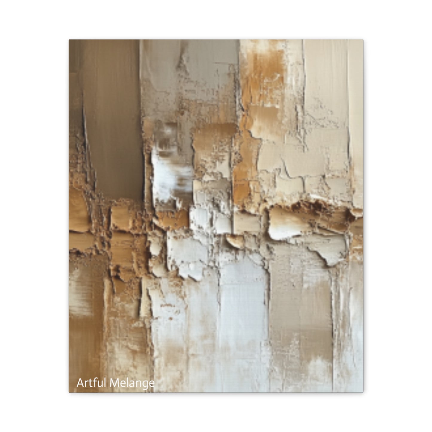 Acrylic Abstract Canvas Print - Richly Textured Artistry