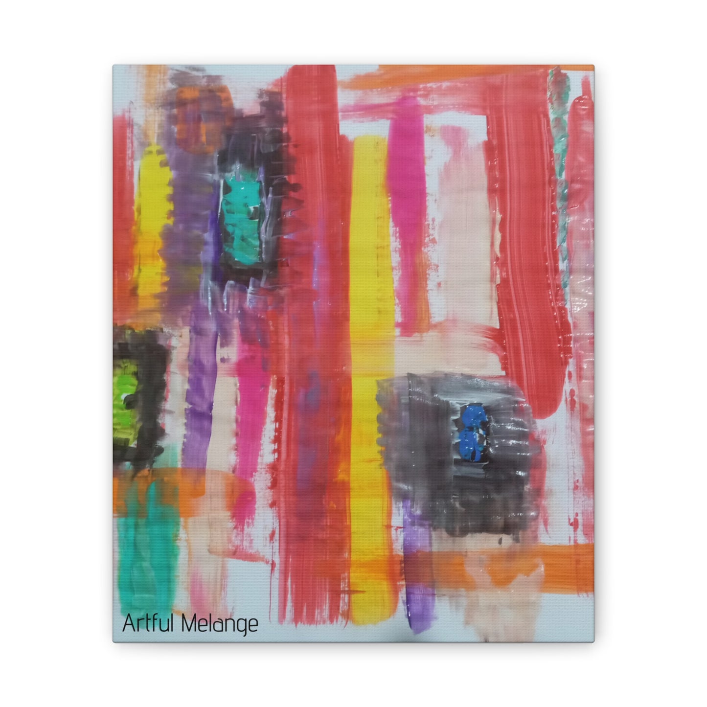 Primary Elegance: A Symphony of Sophistication Canvas Print
