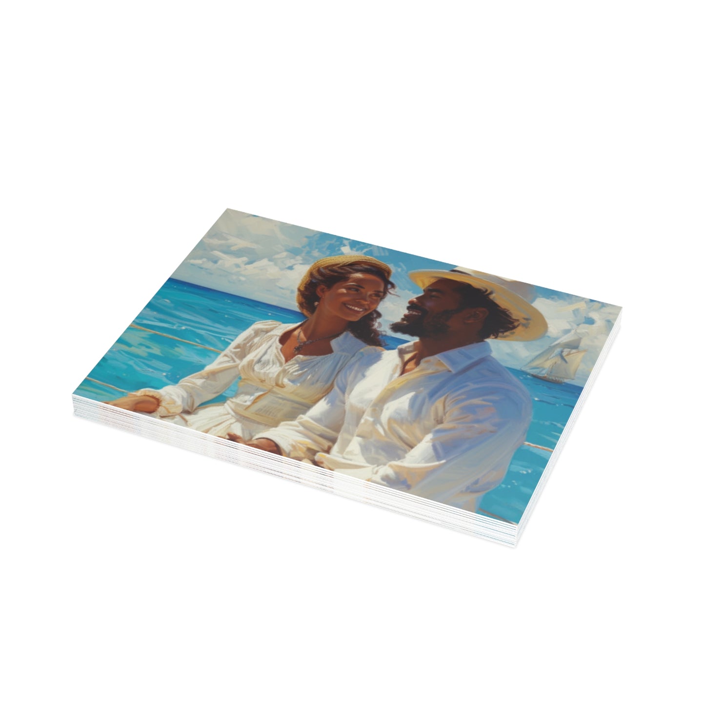 Sail & Celebrate: A Day of Elegance Yacht/Boat Party Invitation Bundles (envelopes included)