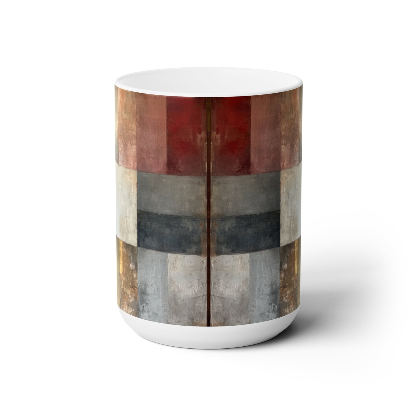 Artsy Abstract Ceramic Mug 15oz