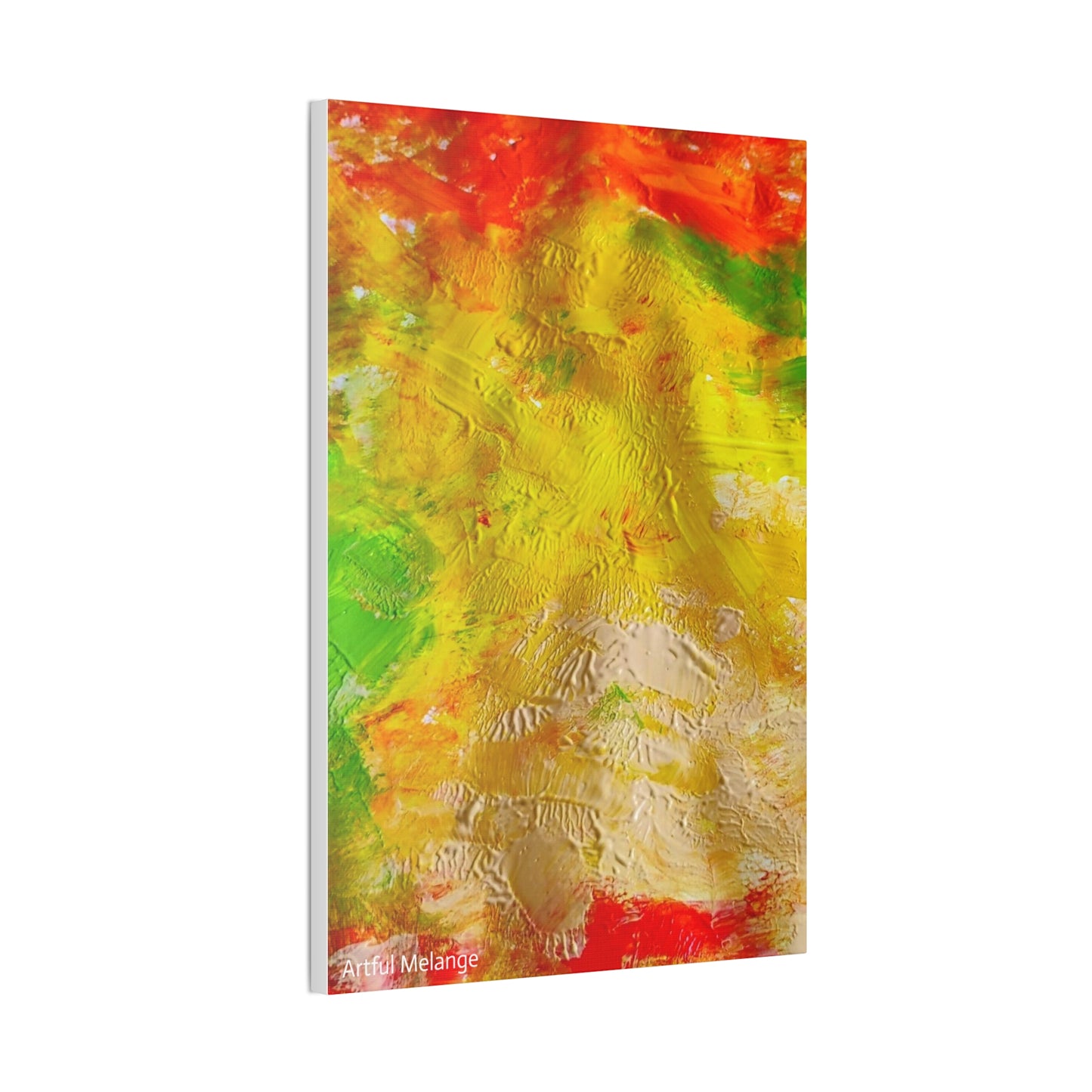 Acrylic Abstract Canvas Print - Richly Textured Artistry