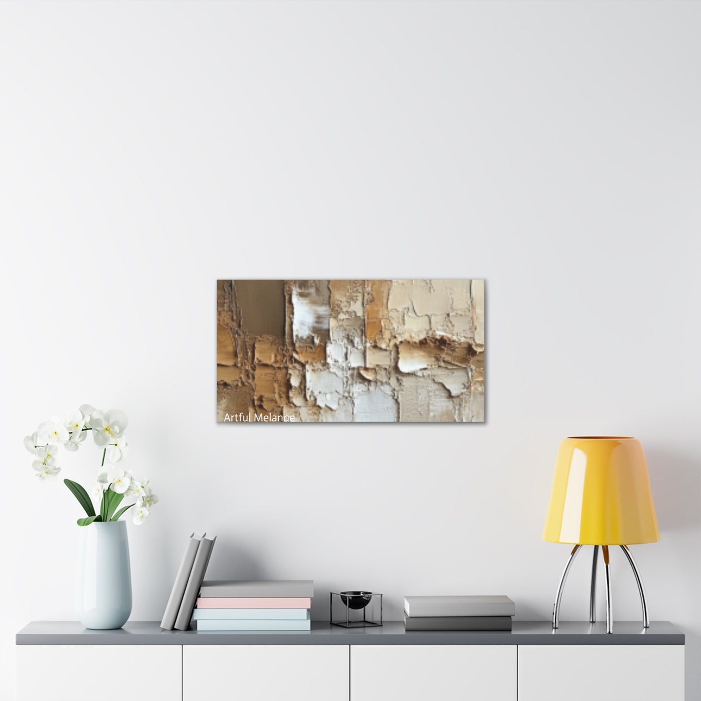 Acrylic Abstract Canvas Print - Richly Textured Artistry