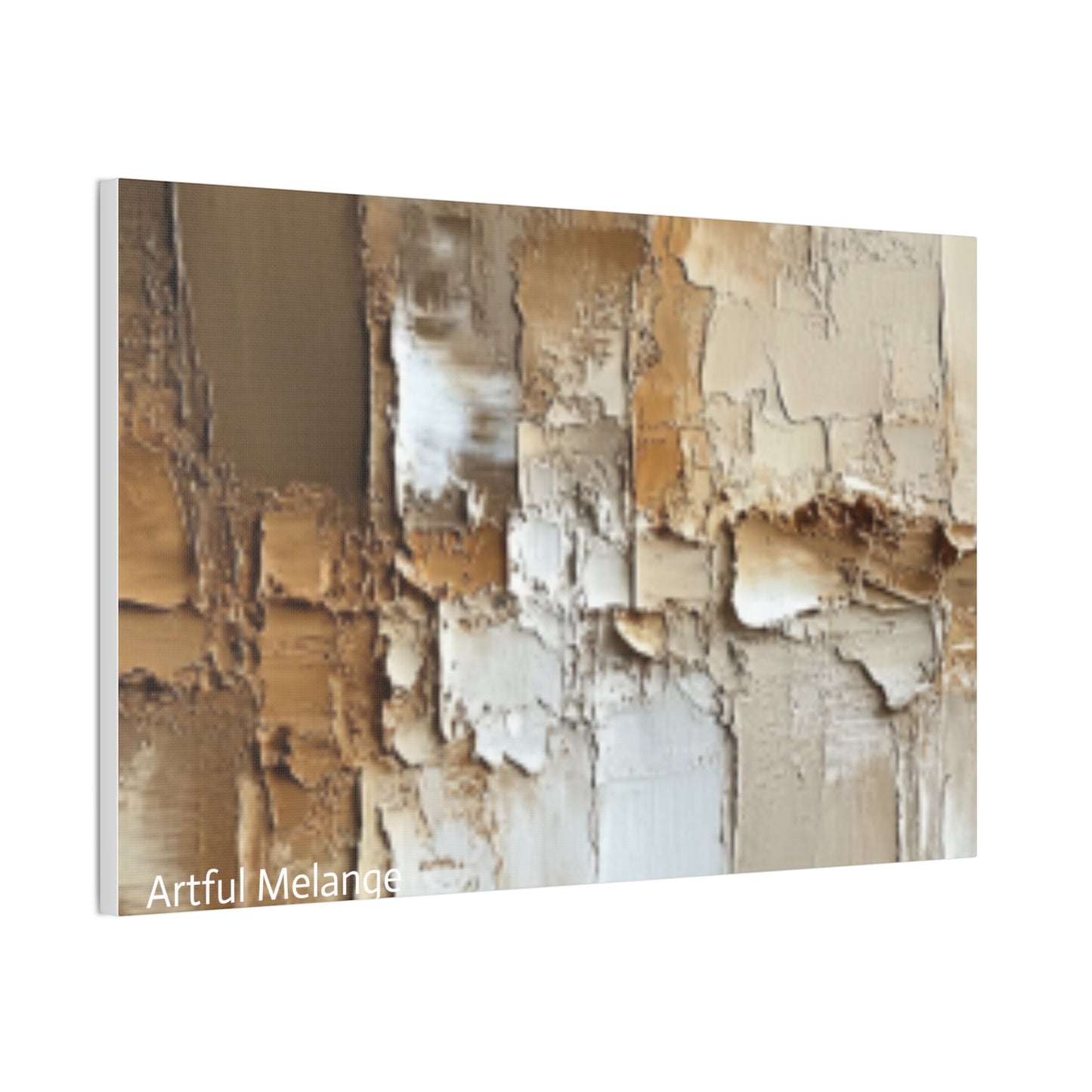 Acrylic Abstract Canvas Print - Richly Textured Artistry