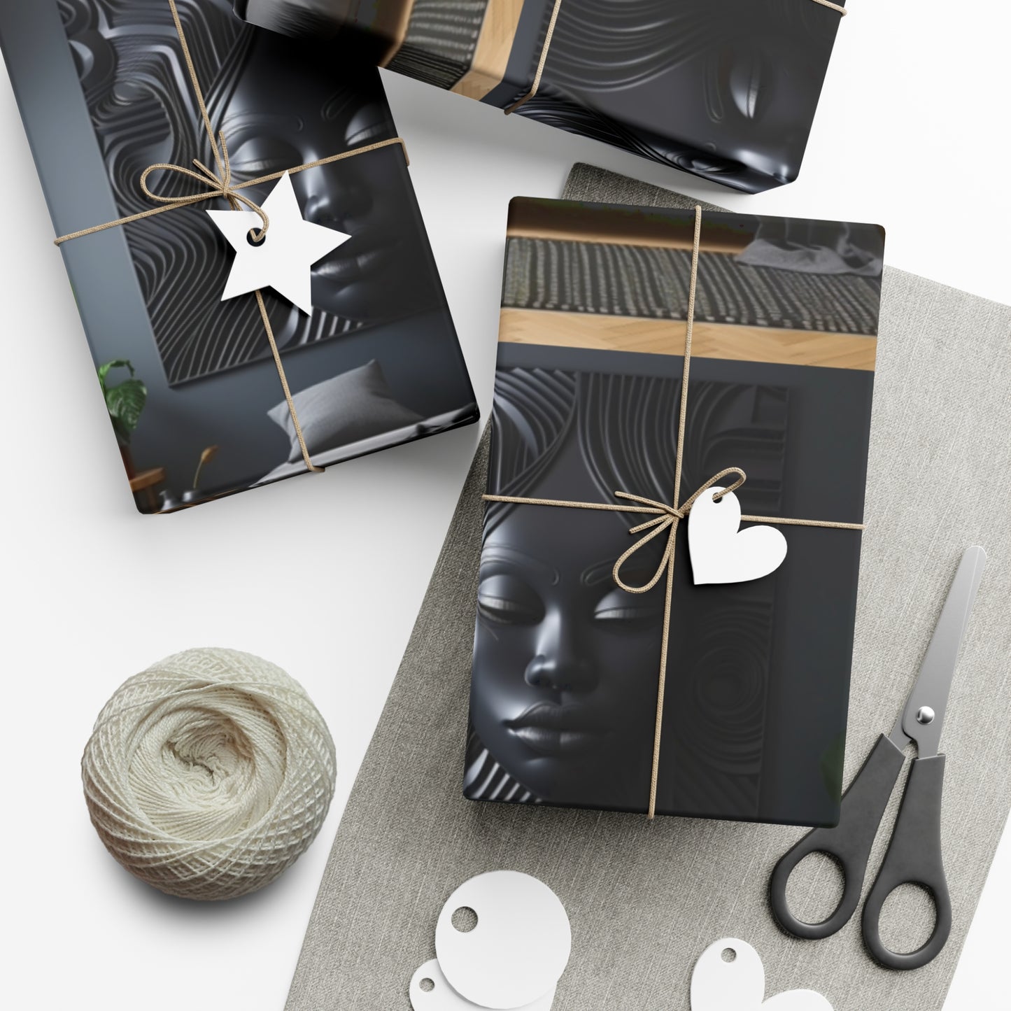 Nubian Nights African Inspired Wrapping Paper Sheet