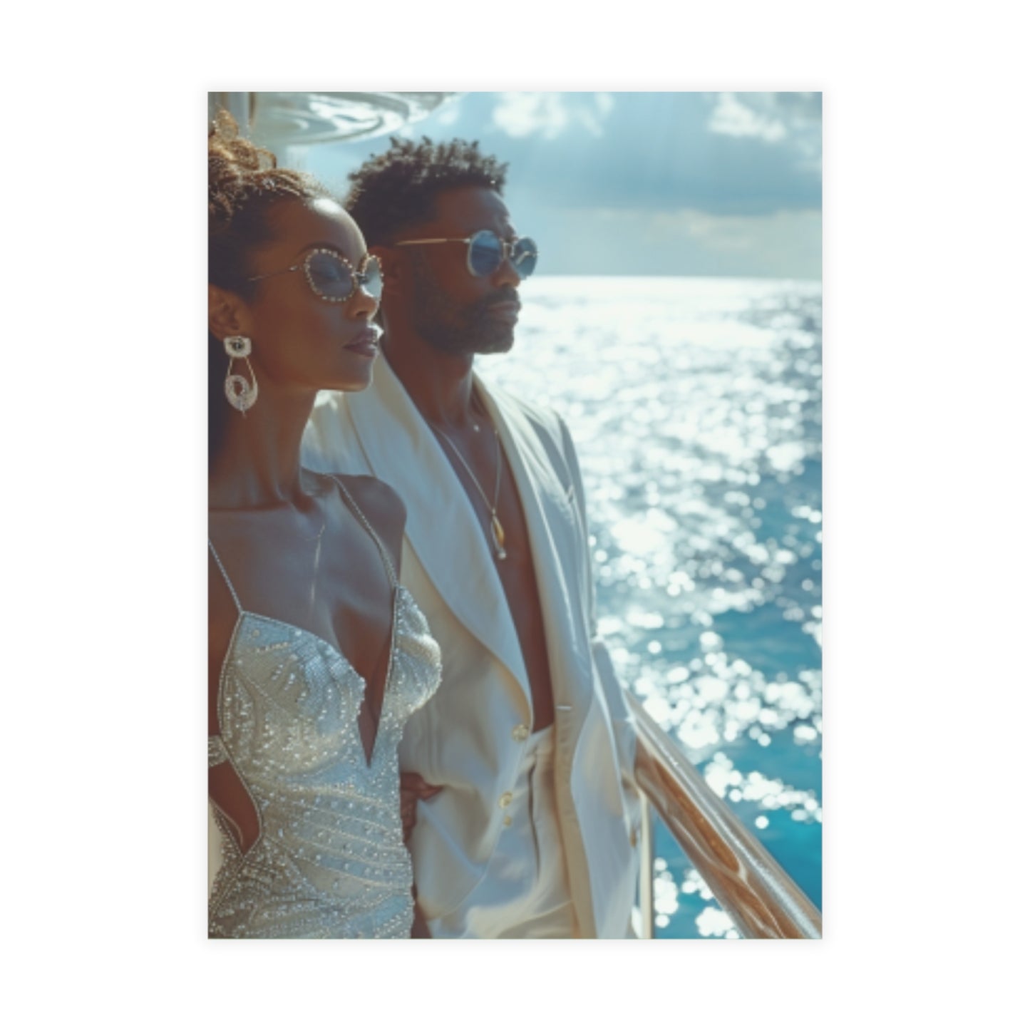 Sail & Celebrate: A Day of Elegance Yacht/Boat Party Invitation Bundles (envelopes included)