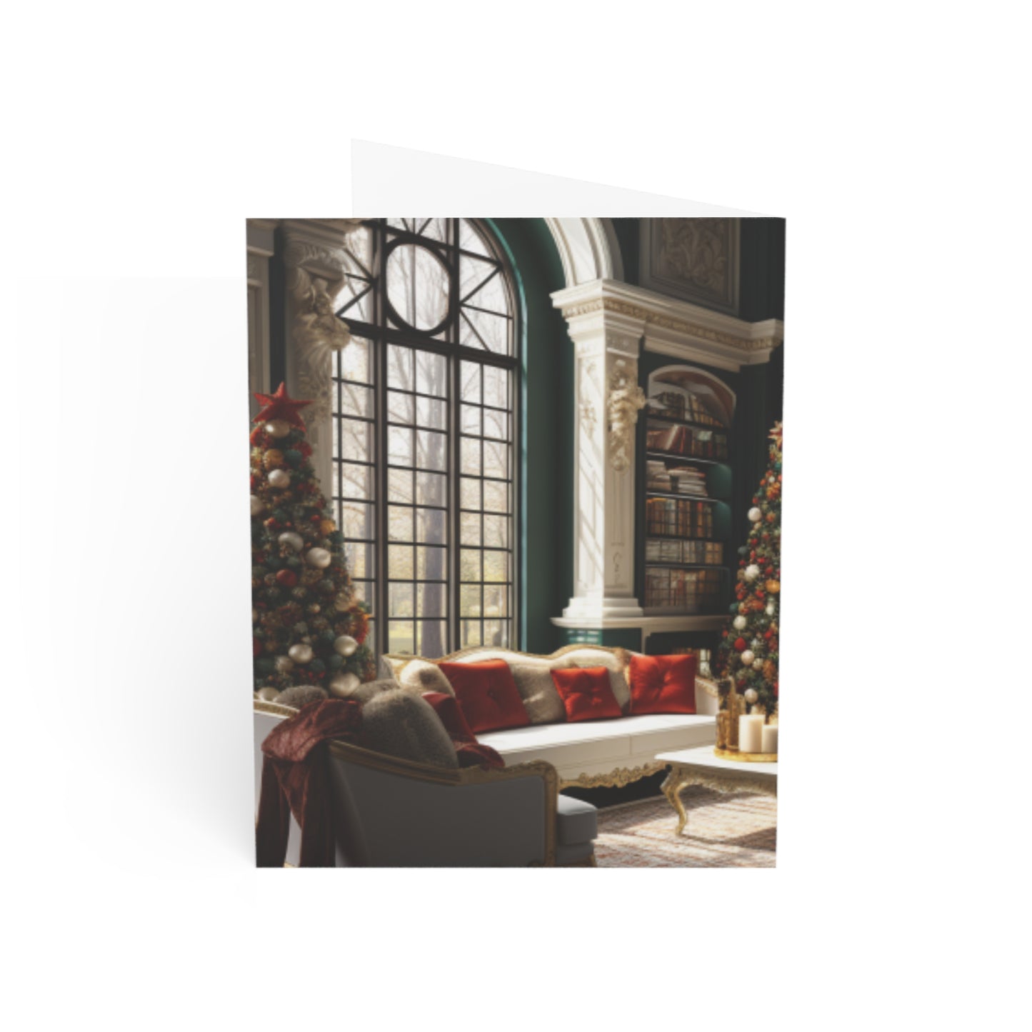 Regal Radiance: Opulent Christmas Greeting Cards
