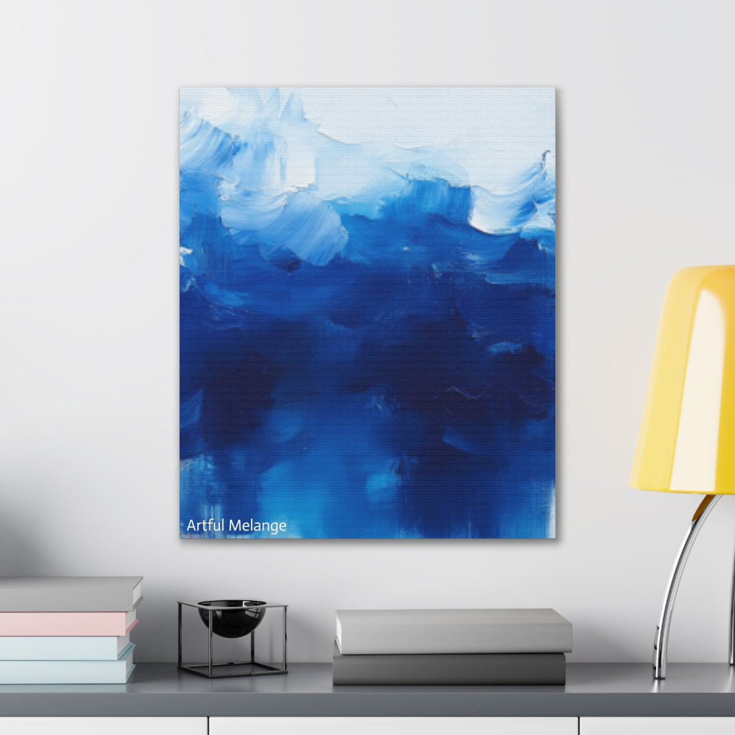 Acrylic Abstract Canvas Print - Richly Textured Artistry